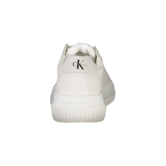 Calvin Klein White Polyester Women Sneaker - ClickThatClicks 
