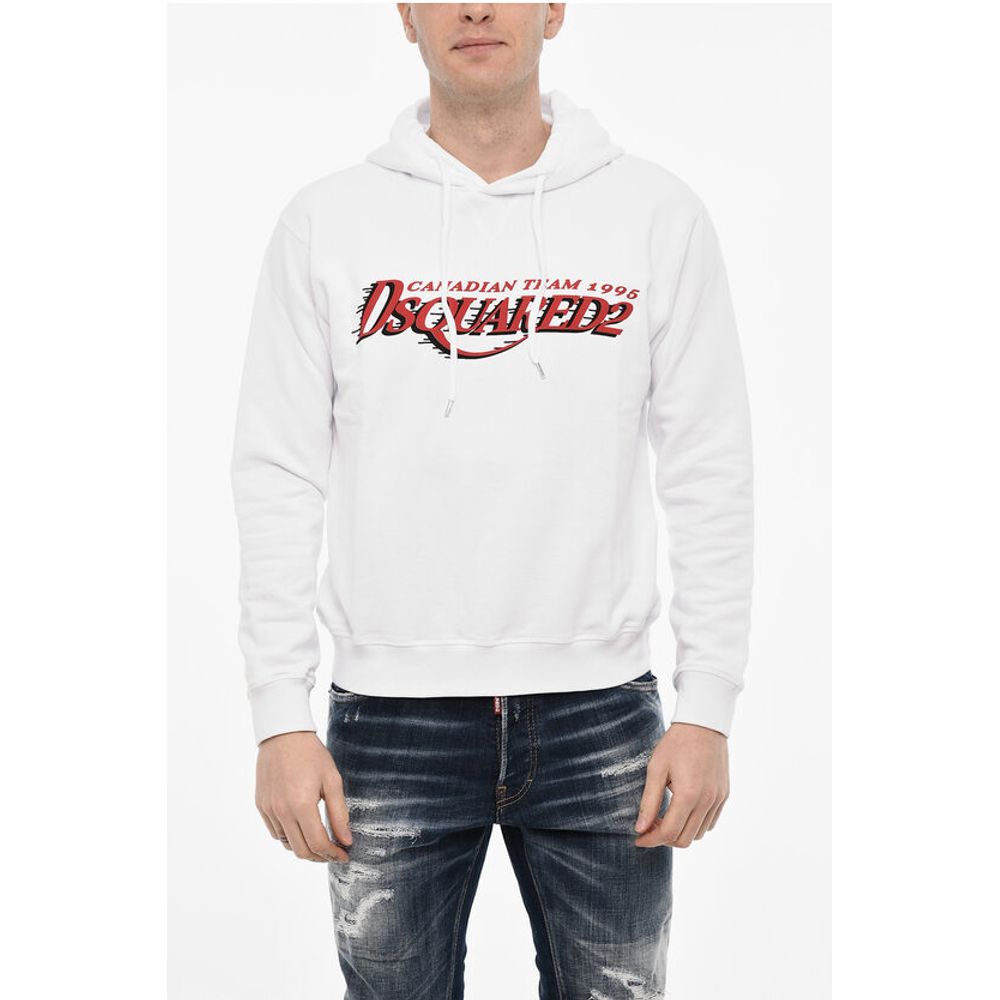 Dsquared² Cotton Hoodie with Logo Print