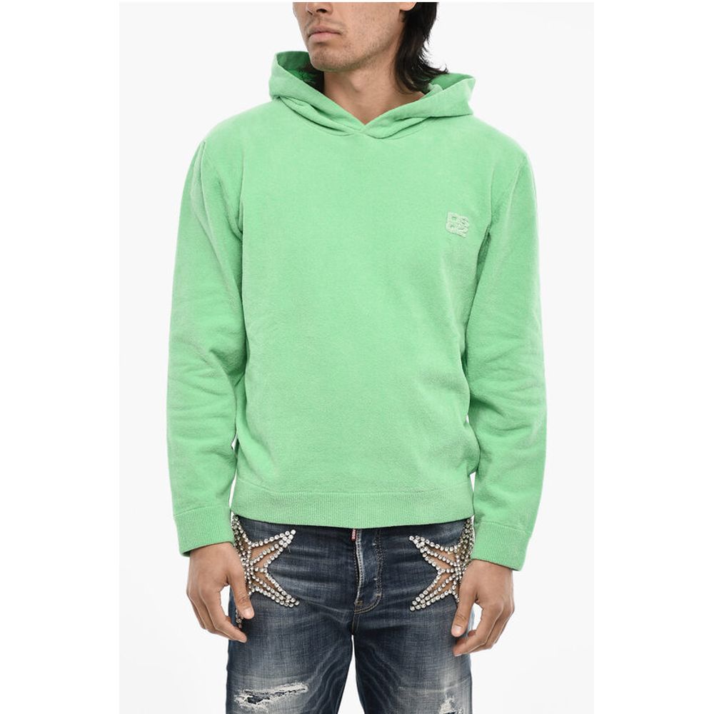 Dsquared² Terry Cotton Hoodie with Monogram