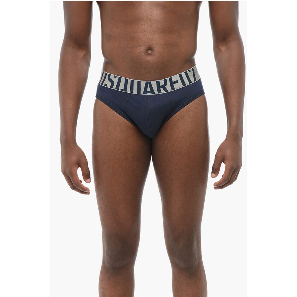 Dsquared² Stretch Cotton Slip with Logoed Waistband