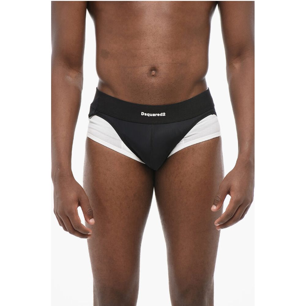 Dsquared² Cotton Blend Slip with Back Cut-out