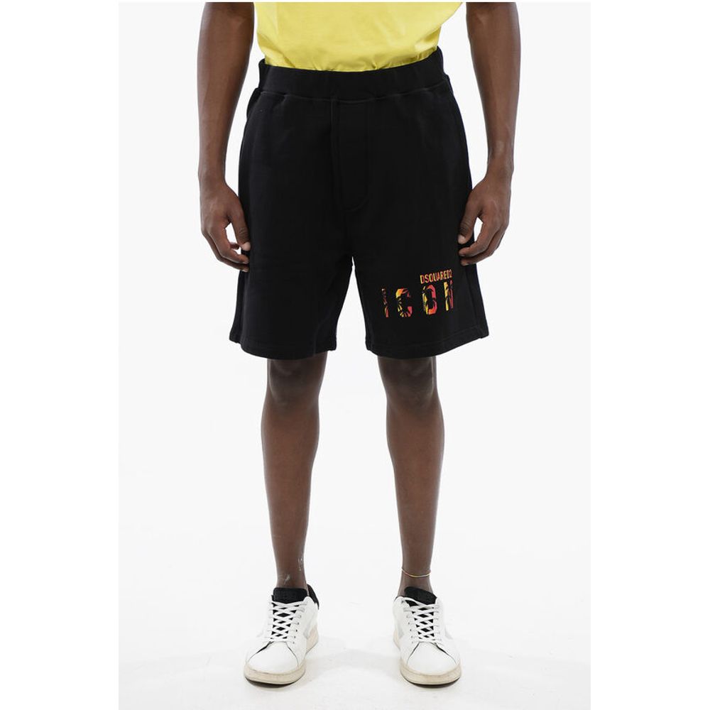 Dsquared² ICON Cotton Printed Shorts