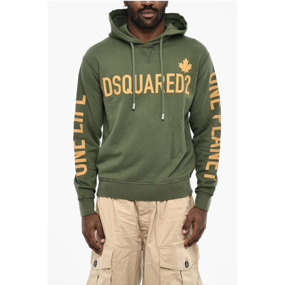 Dsquared² ONE LIFE ONE PLANET Hoodie COOL FIT Sweatshirt with Logo Let