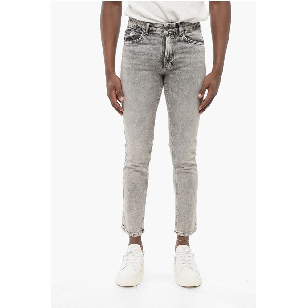 Versace JEANS COUTURE Stone Washed Skinny Fit Denims 14cm