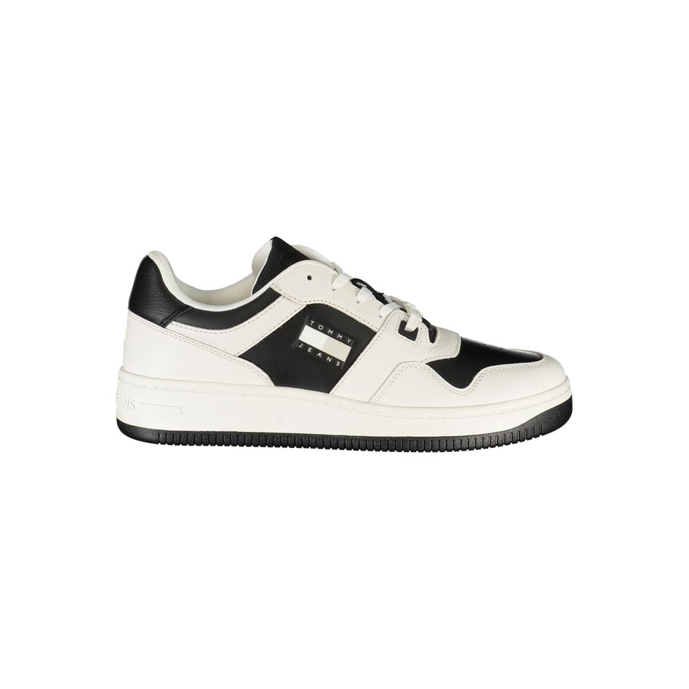 Tommy Hilfiger Bianco Polyurethane Men Sneaker - ClickThatClicks 