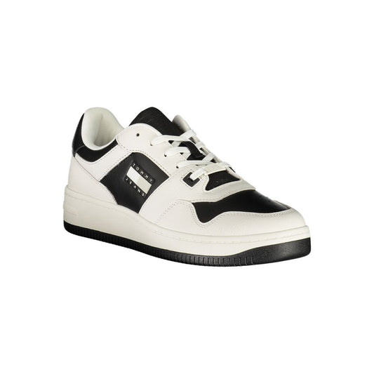 Tommy Hilfiger Bianco Polyurethane Men Sneaker - ClickThatClicks 