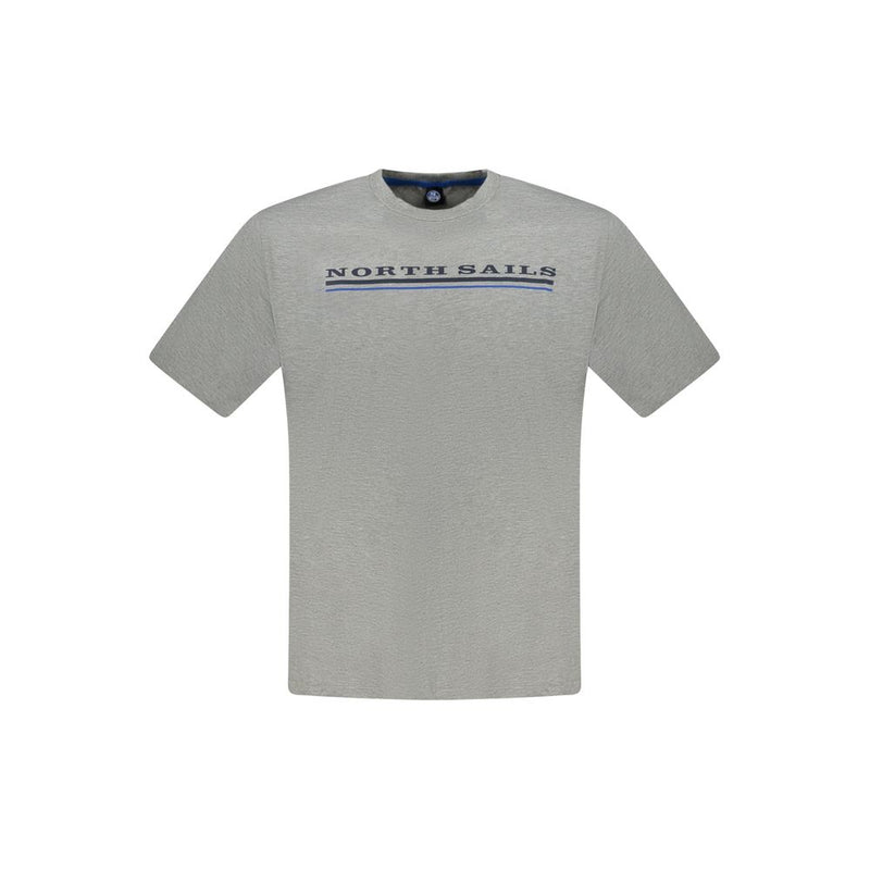 North Sails Gray Cotton T-Shirt