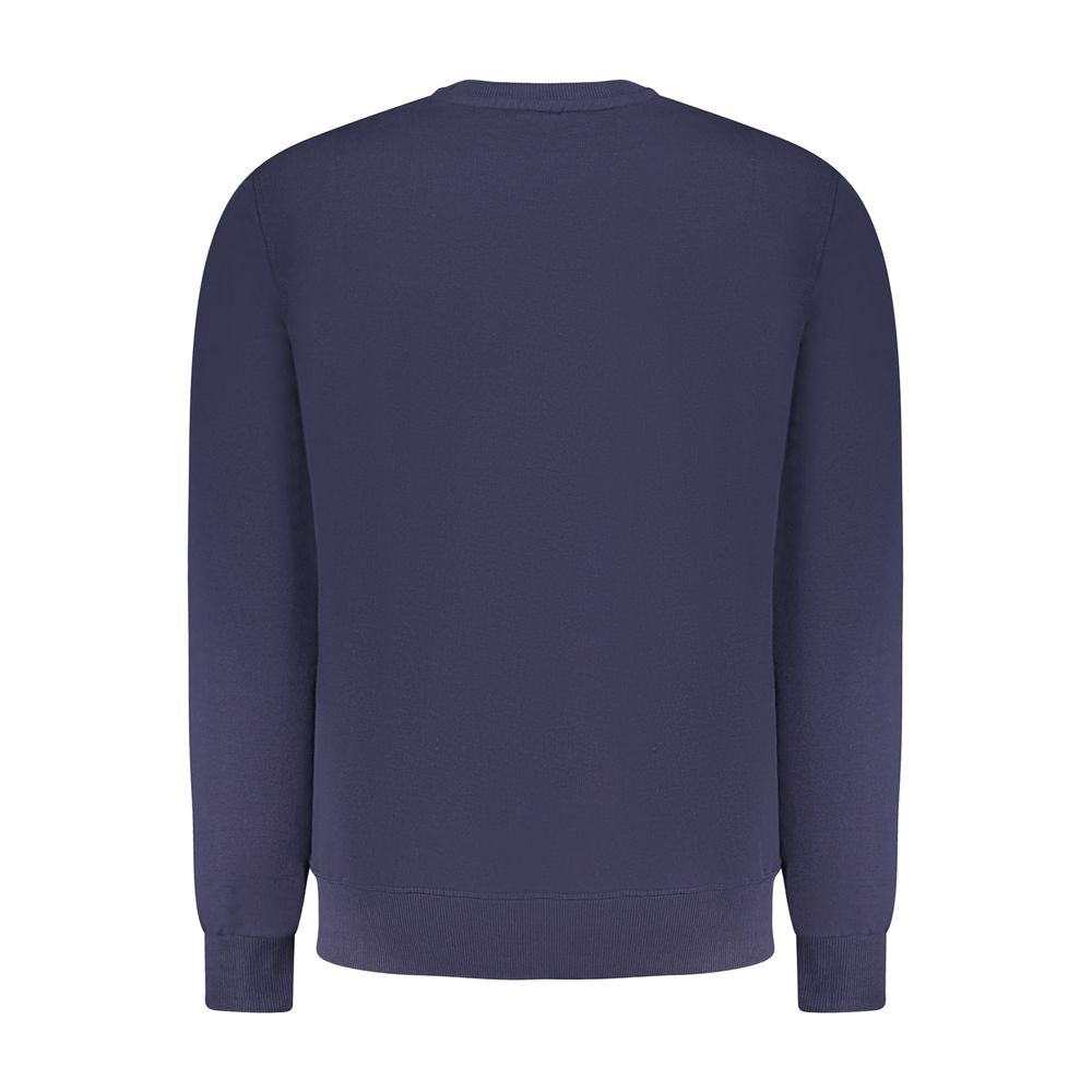 North Sails Blue Cotton Men Sweatshirt - ClickThatClicks 