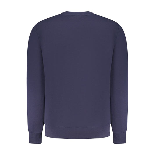 North Sails Blue Cotton Men Sweatshirt - ClickThatClicks 