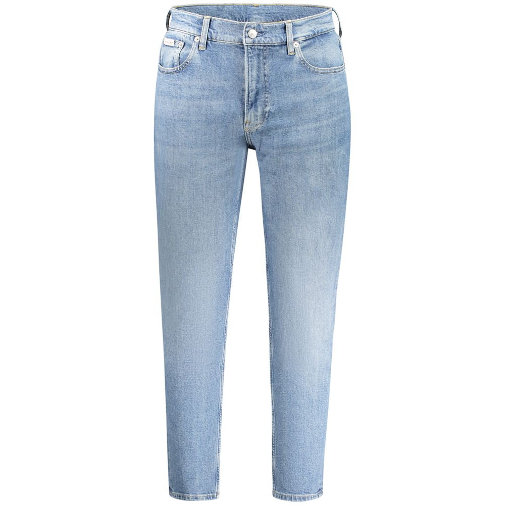 Calvin Klein Blue Cotton Men's Jeans - ClickThatClicks 