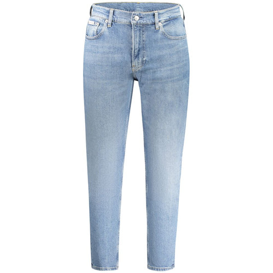 Calvin Klein Blue Cotton Men's Jeans - ClickThatClicks 