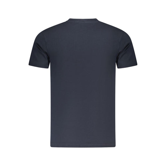 Cavalli Class Blu Cotton Men T-Shirt - ClickThatClicks 