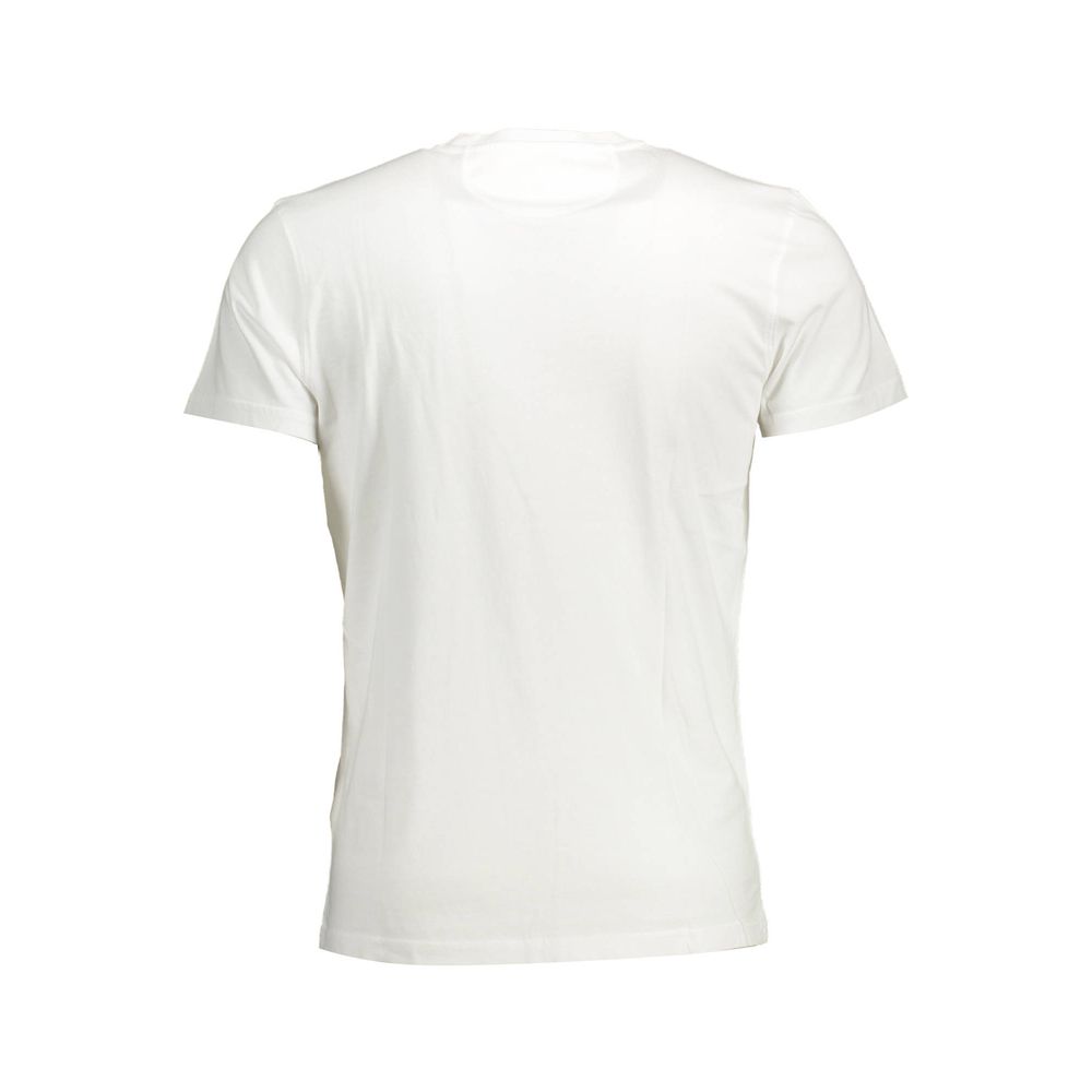 La Martina Bianco Cotton Men T-Shirt - ClickThatClicks 