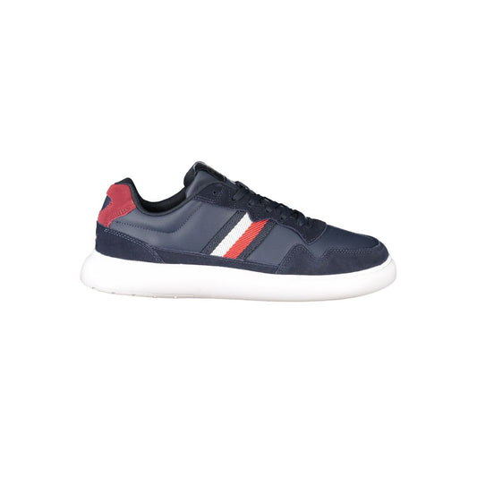 Tommy Hilfiger Blue Polyurethane Men Sneaker - ClickThatClicks 