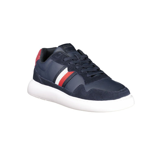 Tommy Hilfiger Blue Polyurethane Men Sneaker - ClickThatClicks 