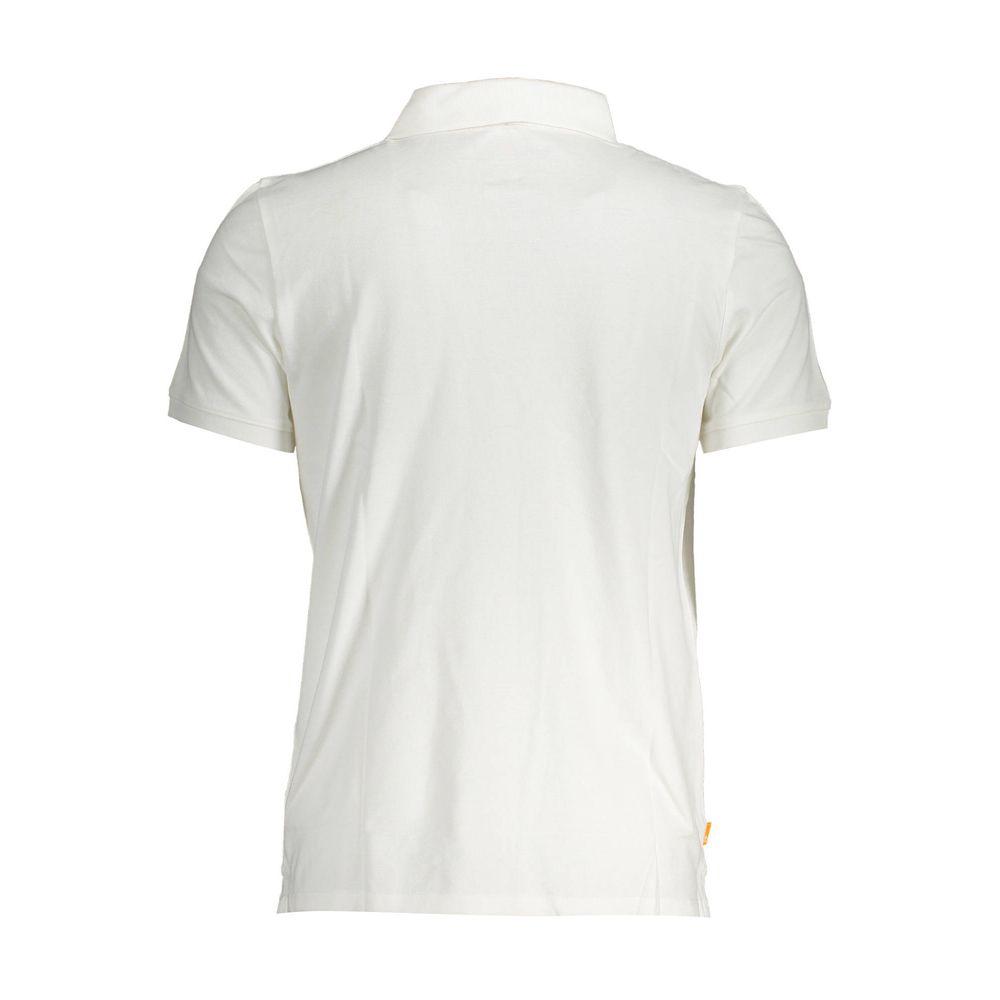 Timberland Bianco Cotton Men Polo Shirt - ClickThatClicks 