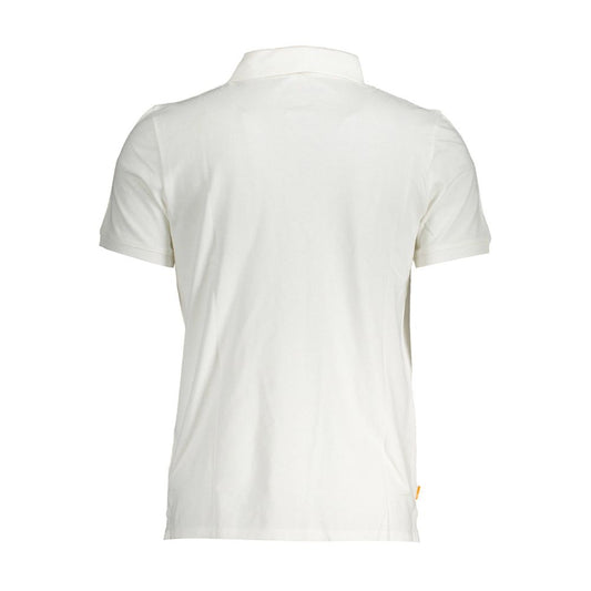 Timberland Bianco Cotton Men Polo Shirt - ClickThatClicks 