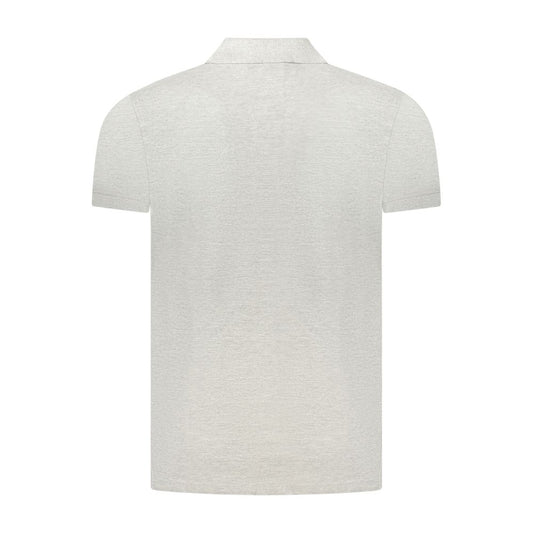 Cavalli Class Grigio Cotton Men's Polo Shirt - ClickThatClicks 