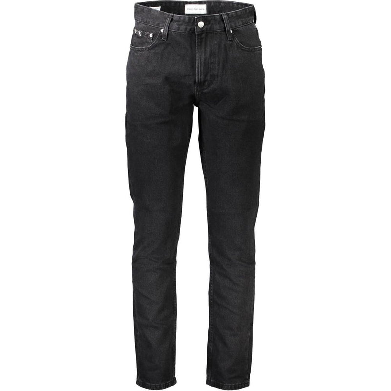 Calvin Klein Black Cotton Men Jeans