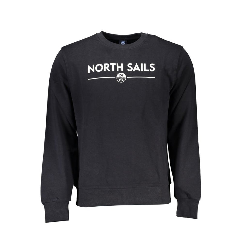North Sails Black Cotton Men Sweater