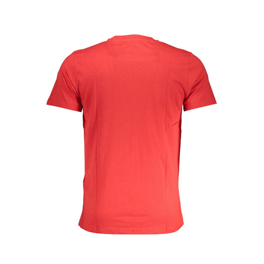 Cavalli Class Red Cotton Men's T-Shirt - ClickThatClicks 