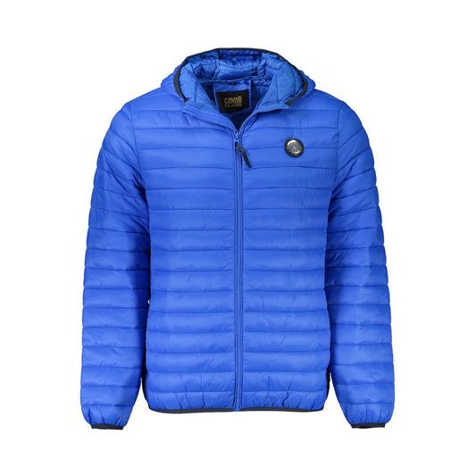 Cavalli Class Blu Poliammide Men's Jacket - ClickThatClicks 