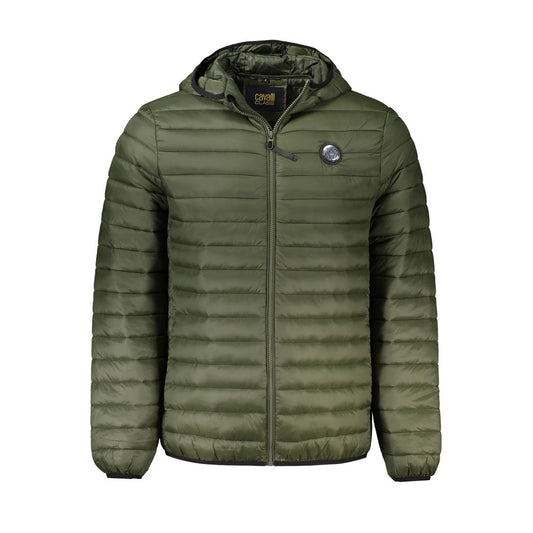 Cavalli Class Green Polyamide Men Jacket - ClickThatClicks 