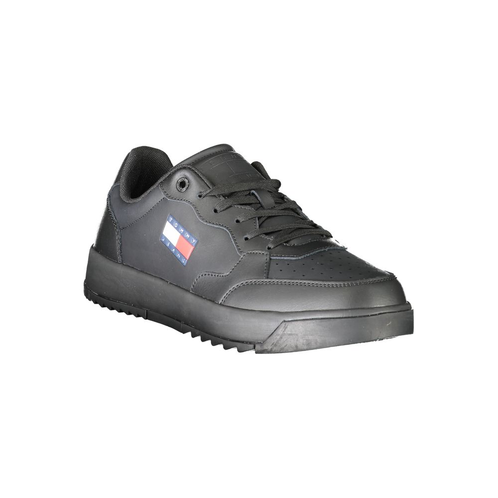 Tommy Hilfiger Nero Poliuretano Men Sneaker - ClickThatClicks 