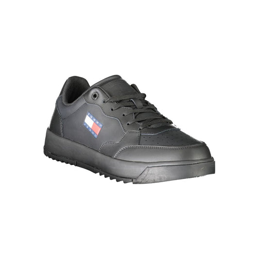 Tommy Hilfiger Nero Poliuretano Men Sneaker - ClickThatClicks 