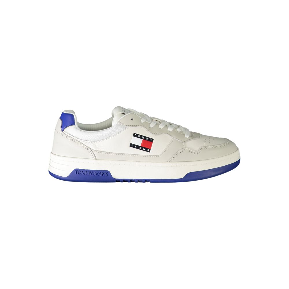 Tommy Hilfiger Bianco Polyurethane Men Sneaker - ClickThatClicks 