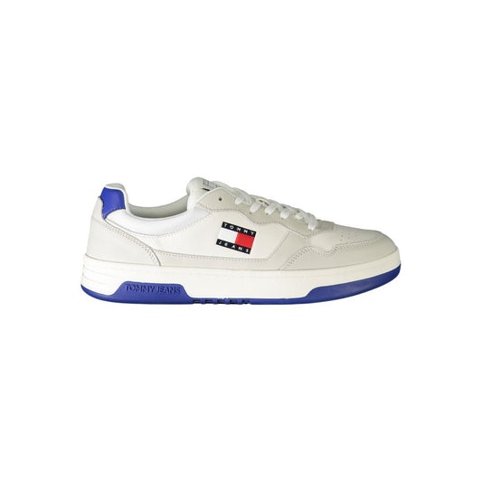 Tommy Hilfiger Bianco Polyurethane Men Sneaker - ClickThatClicks 