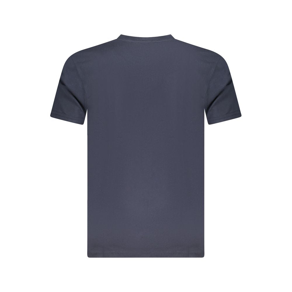 Cavalli Class Blu Cotton Men T-Shirt - ClickThatClicks 