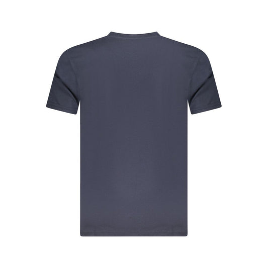 Cavalli Class Blu Cotton Men T-Shirt - ClickThatClicks 