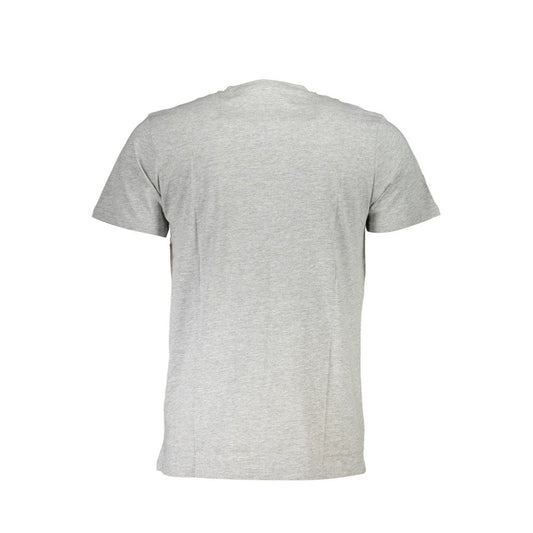 Cavalli Class Grigio Cotton Men T-Shirt - ClickThatClicks 
