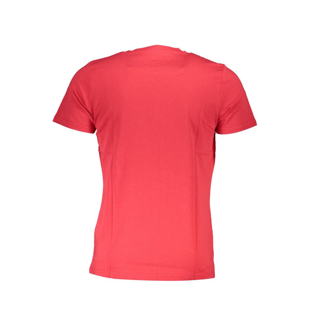Cavalli Class Rosso Cotton Men's T-Shirt - ClickThatClicks 