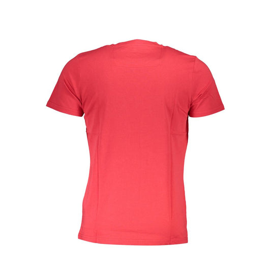 Cavalli Class Rosso Cotton Men's T-Shirt - ClickThatClicks 