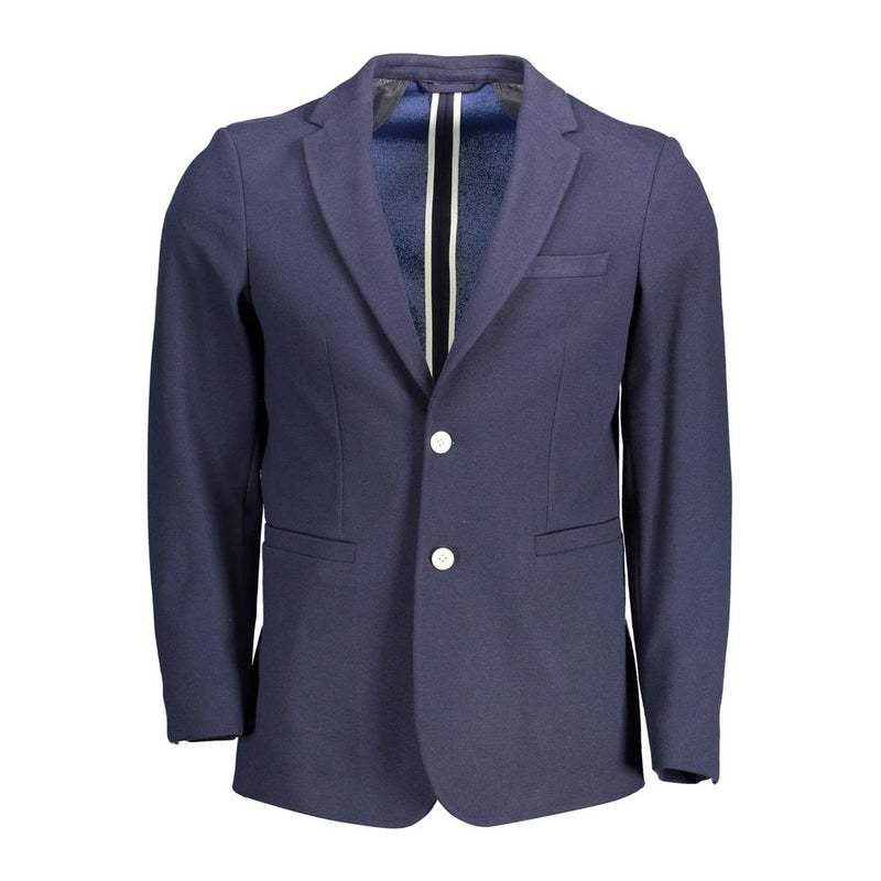 Gant Blue Cotton Men Jacket