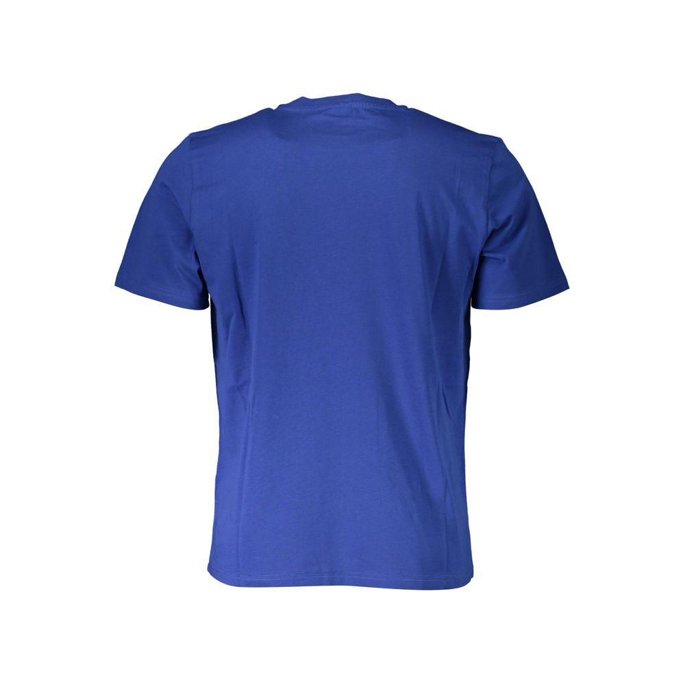North Sails Blue Cotton Men T-Shirt - ClickThatClicks 