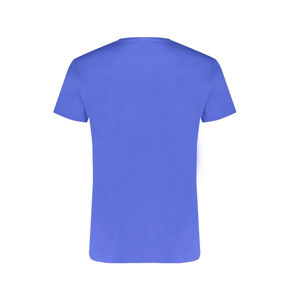 Trussardi Blue Cotton Men T-Shirt - ClickThatClicks 