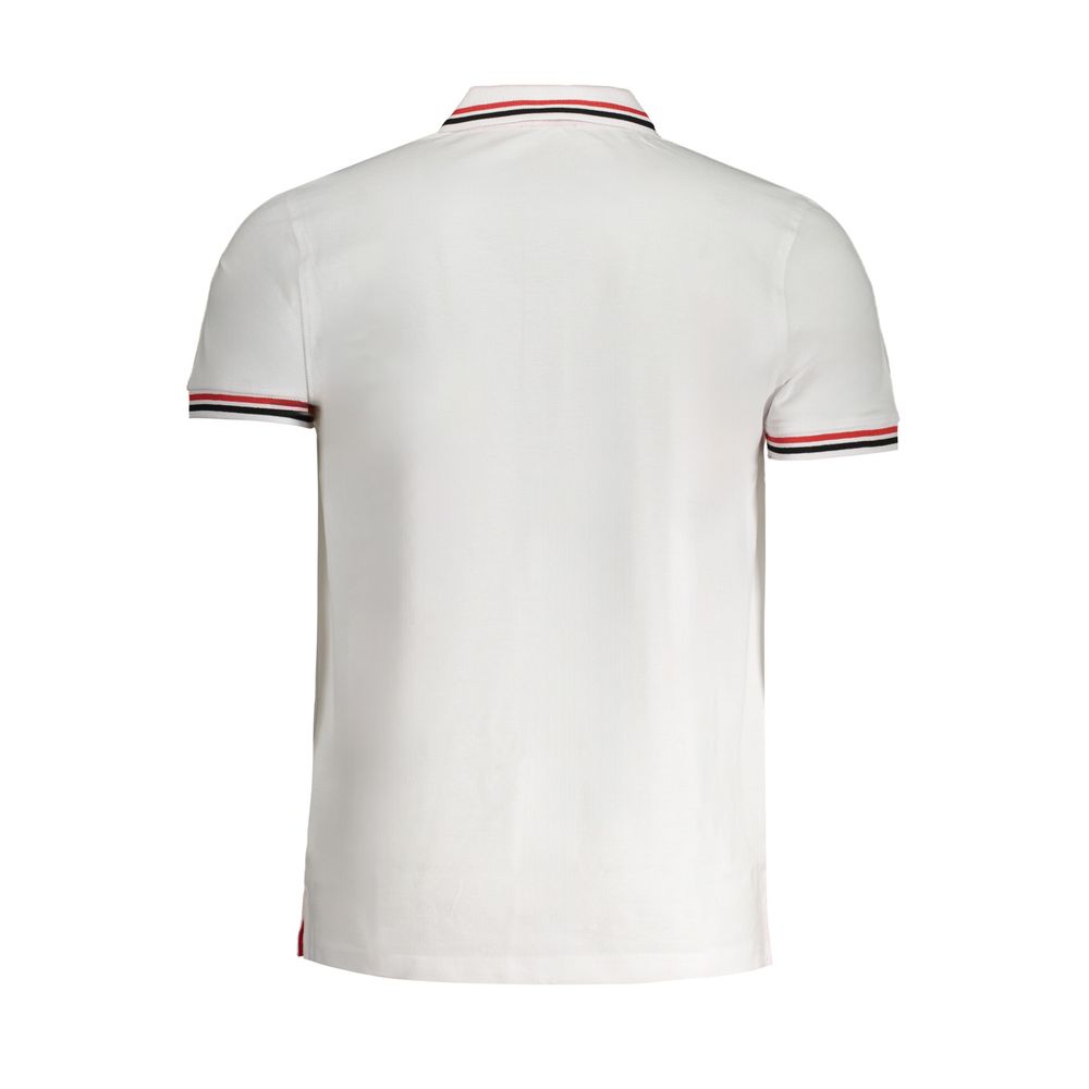 Cavalli Class Bianco Cotton Men's Polo Shirt - ClickThatClicks 