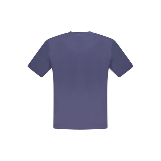 North Sails Blue Cotton Mens T-Shirt - ClickThatClicks 