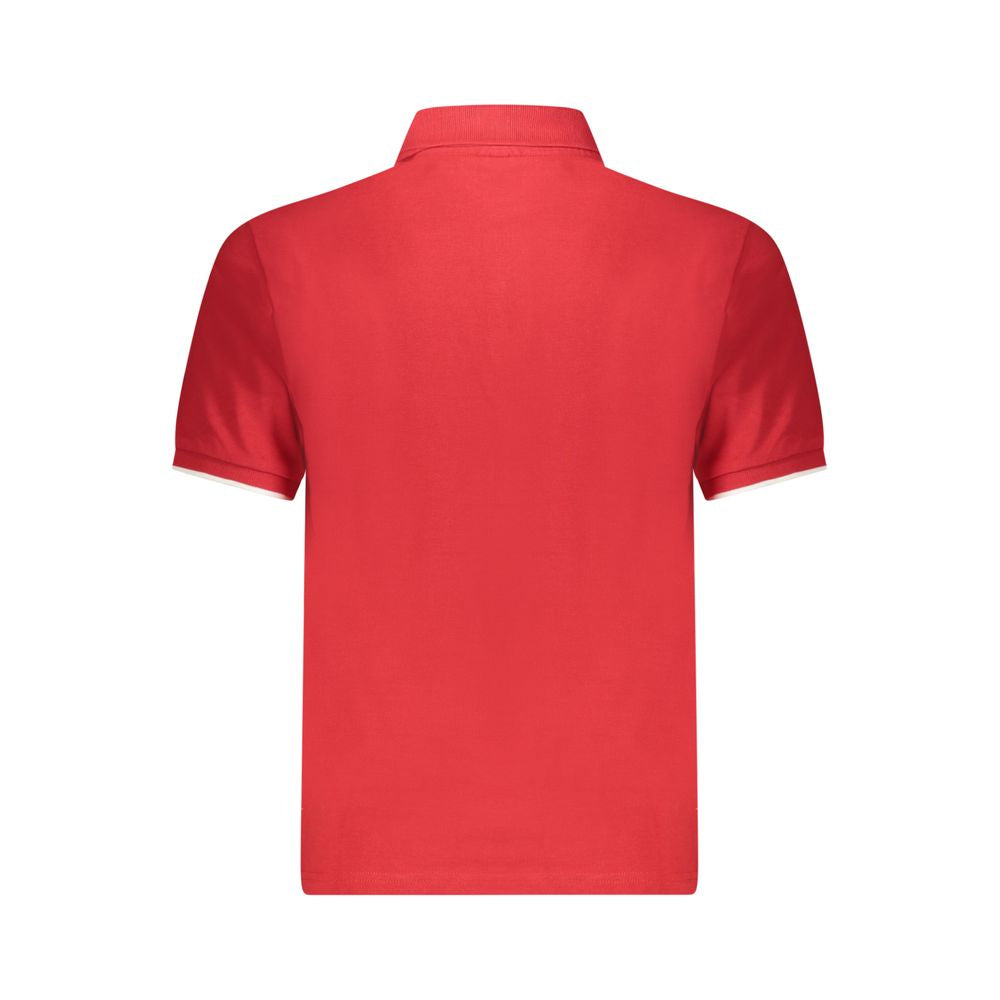 North Sails Red Cotton Men Polo - ClickThatClicks 