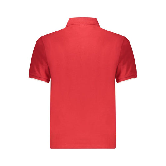 North Sails Red Cotton Men Polo - ClickThatClicks 