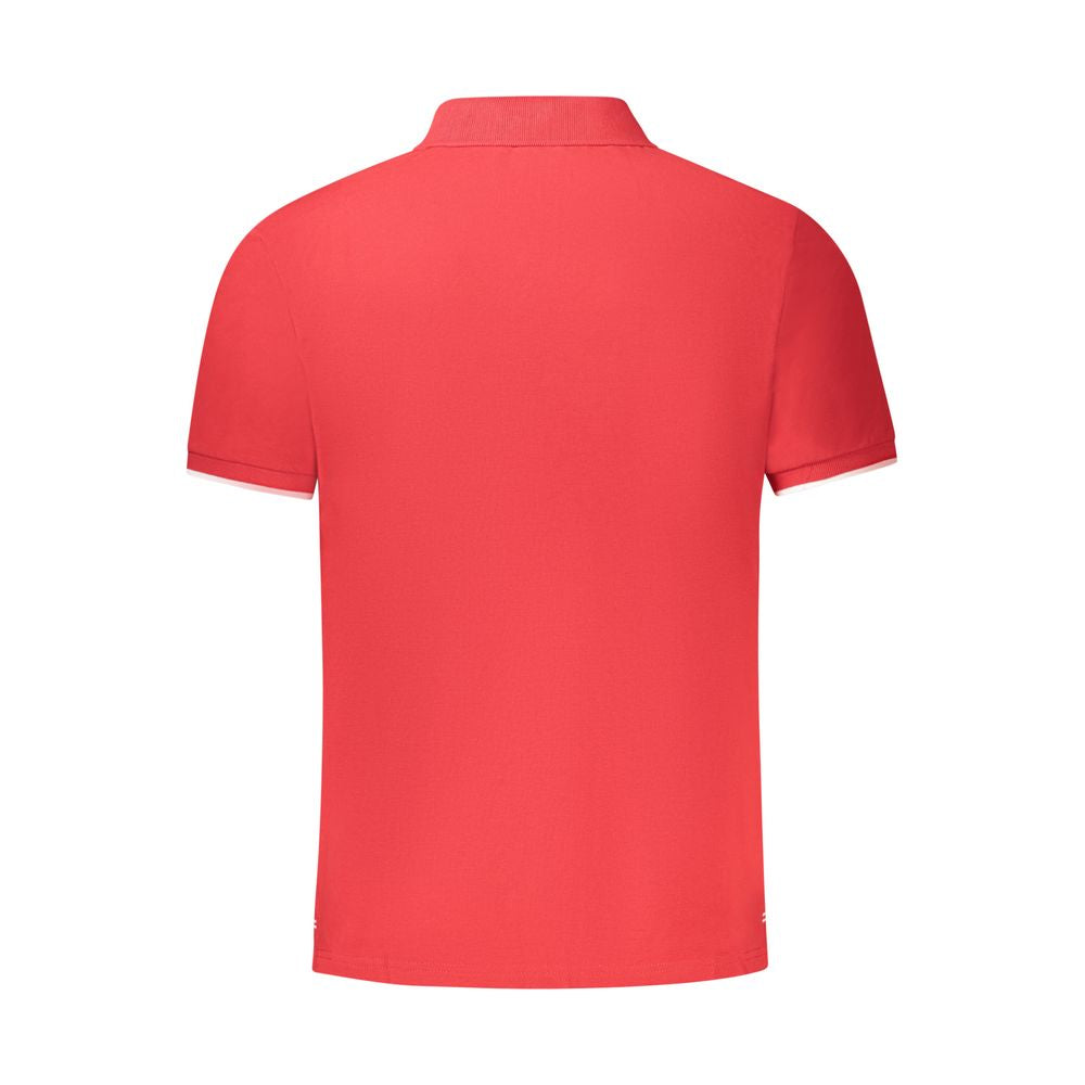 North Sails Red Cotton Men Polo - ClickThatClicks 