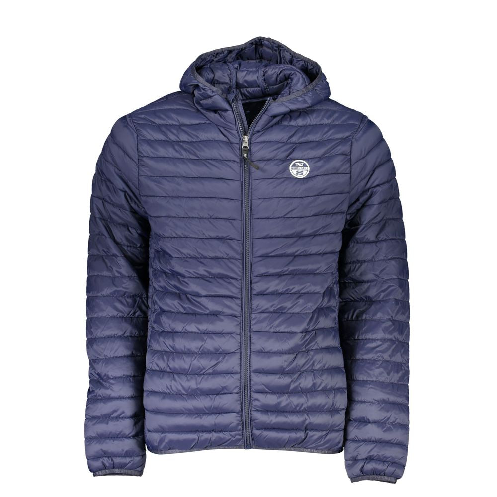 North Sails Blue Polyamide Men Jacket - ClickThatClicks 