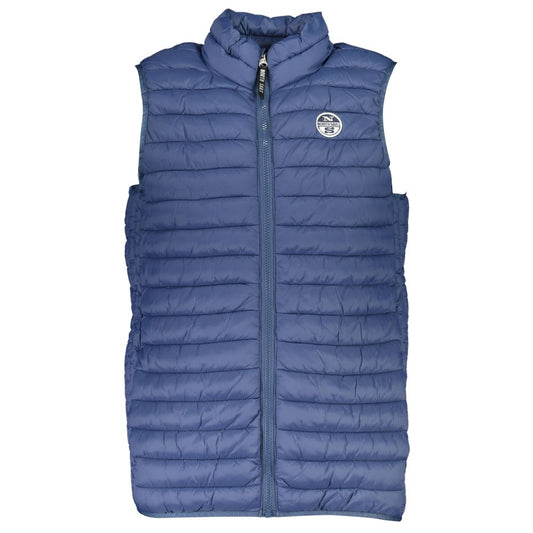 North Sails Blue Polyamide Men's Vest - ClickThatClicks 
