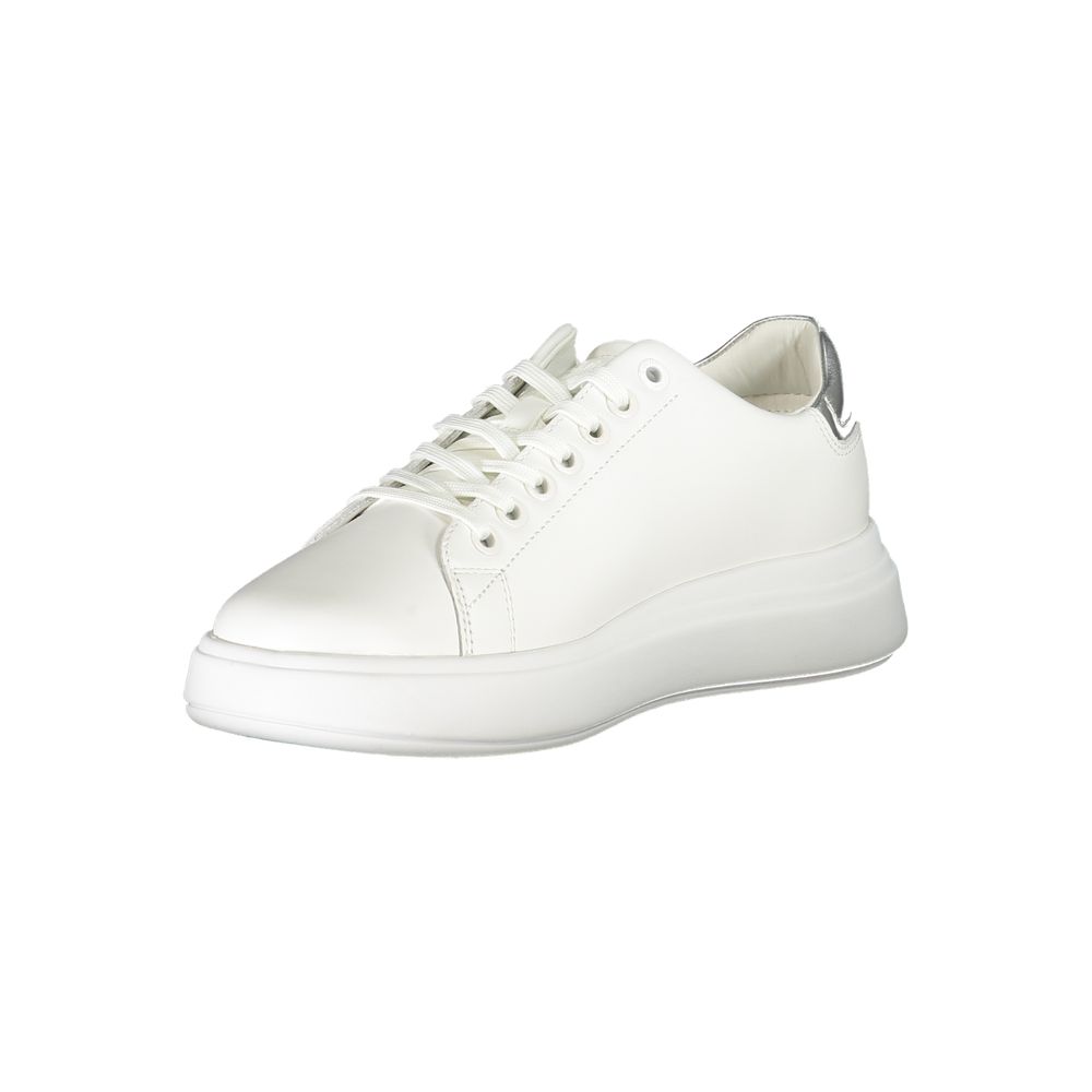 Calvin Klein Bianco Leather Women Sneaker - ClickThatClicks 