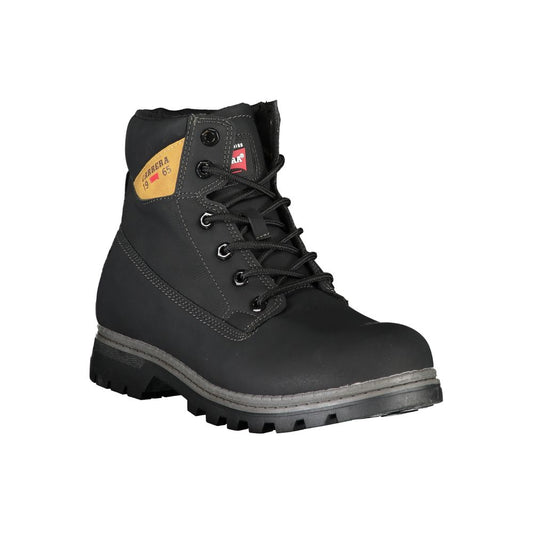 Carrera Black Polyurethane Men Ankle Boot - ClickThatClicks 