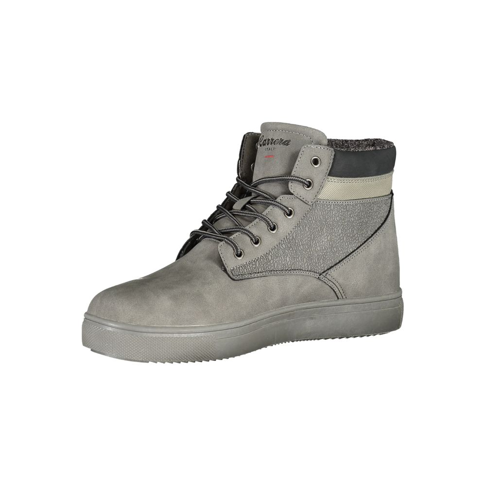 Carrera Grigio Poliuretano Men Ankle Boot - ClickThatClicks 