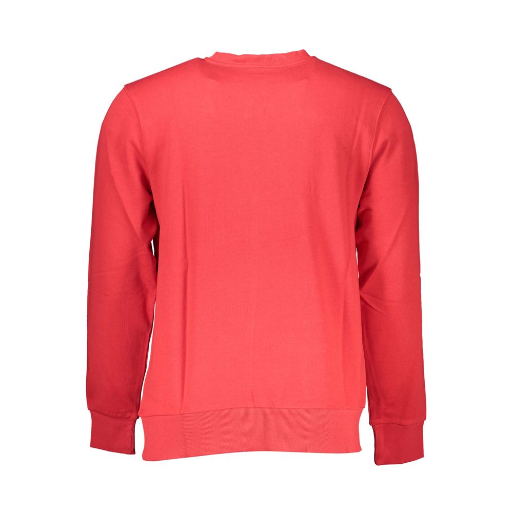 North Sails Red Cotton Men Sweatshirt - ClickThatClicks 